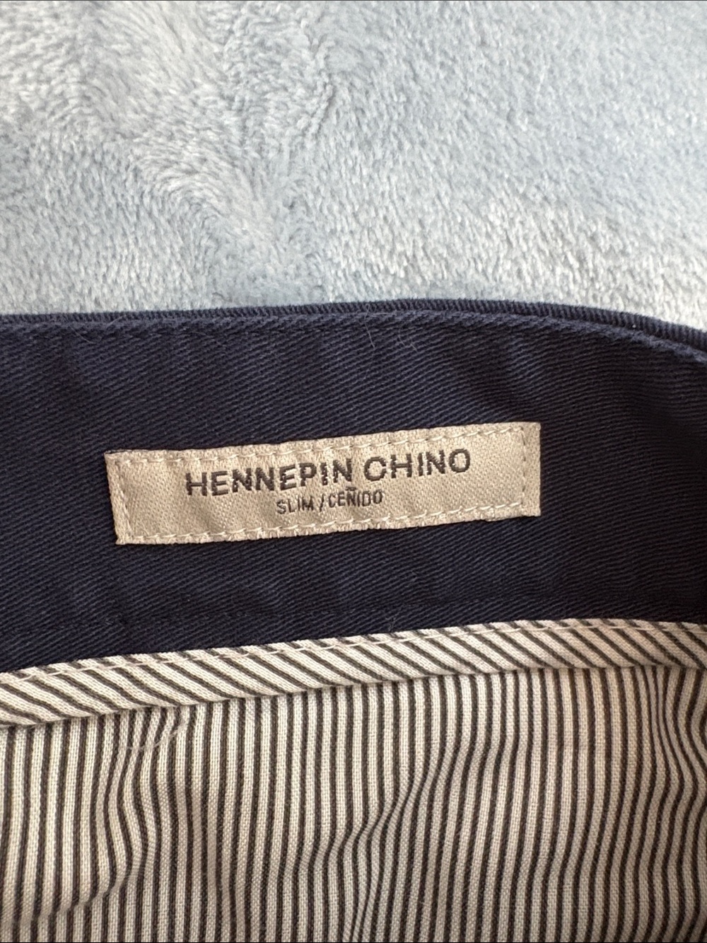 Goodfellow & Co Navy Slim Hennepin Straight-Fit Chinos 28 x 30 - Picture 3 of 8